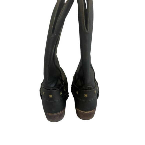 Roper Western Women's Boots Brown Vegan Leather Stud Low Heel Size 9 Women's - Picture 7 of 9